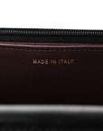 Lambskin Quilted Wallet On Chain WOC Black