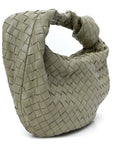 Nappa Intrecciato Teen Jodie Hobo Travertine
