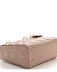 Lambskin Cannage Small My ABC D1OR Lady D1OR Blush