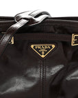 Soft Lux Calfskin Mini Bonnie Dark Brown