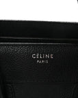 Drummed Calfskin Micro Luggage Black