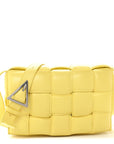 Nappa Maxi Intreccio Padded Cassette Crossbody Bag Sherbert