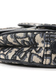 Oblique Mini Saddle Bag Blue