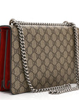 GG Supreme Monogram Small Dionysus Shoulder Bag Red