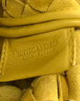 Nappa Intrecciato Fold Clutch Lemon