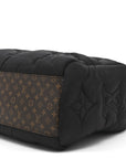 Econyl Monogram Pillow Giant Onthego MM Black