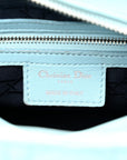 Lambskin Cannage Medium Lady D1OR Light Blue