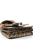Snakeskin Bamboo Web Mini Dionysus Top Handle Bag