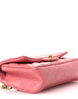 Aged Calfskin Quilted 2.55 Reissue Flap Belt Bag Pink
