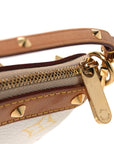 Monogram Multicolor Pochette Accessories White