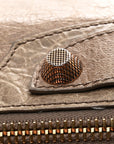 Agneau Giant 12 Rose Gold Hardware Work Gris Poivre