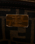 Fabric Jacquard FF 1974 Medium Baguette Tobacco Moro Black