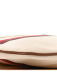 Canvas Calfskin Striped Ivy Beige Naturale Moro