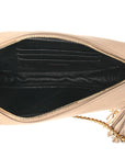 Grain De Poudre Matelasse Monogram Mini Lou Camera Bag Dark Beige