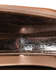 Soft Grained Goatskin Arrow Crossbody Bag With Chain Ballet Pink