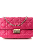 Lambskin Cannage Miss D1OR Promenade Pouch Fuchsia