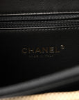Caviar Quilted Medium CC Filigree Vanity Case Black