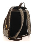 GG Supreme Monogram Medium Ophidia Day Backpack Brown