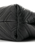 Soft Calfskin Matelasse Monochrome Medium GG Marmont Shoulder Bag Black