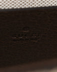 GG Supreme Monogram Textured Dollar Calfskin Web Mini Ophidia Envelope Shoulder Bag Beige Ebony New Acero