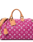 Calfskin Monogram Speedy P9 Bandouliere 40 Agate