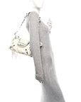Agneau Arena Neo Cagole Handbag XS Optic White