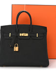 Togo Birkin 25 Black