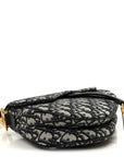 Oblique Saddle Bag Blue