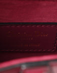 Supple Calfskin Mini Saddle Bag With Strap Purple
