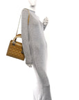 Patent Cannage Medium Lady D1OR Beige
