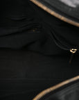 Caviar Quilted Large Bowler Black
