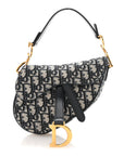 Oblique Mini Saddle Bag Blue