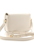 Shiny Calfskin Teen Triomphe Arctic White
