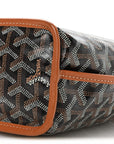 Goyardine Reversible Mini Anjou Black Gold