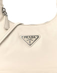 Nappa Soft Padded Mini Bag White