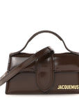 Glazed Calfskin Le Grand Bambino Midnight Brown