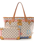Damier Azur Summer Trunks Neo Neverfull MM