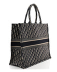 Oblique Large Book Tote Blue Multicolor