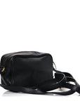 Pebbled Calfskin Mini Soho Disco Bag Black