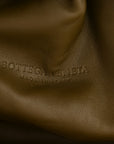 Smooth Butter Calf The Pouch Oversized Clutch Kaki Fondent