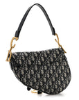 Oblique Saddle Bag Blue