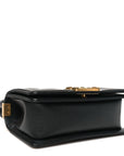 Caviar Quilted Small Boy Flap Black