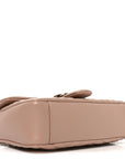 Lambskin Matelasse Medium GG Marmont Shoulder Bag Pink Beige
