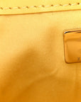 Suede Quilted Mini CHNL 25 Handbag Yellow