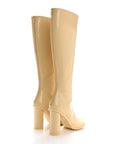 Patent Lambskin Atomic Boots 39 Rubber