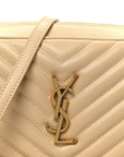 Calfskin Matelasse Monogram Lou Camera Bag Avorio