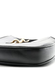 Calfskin Small Jackie Shoulder Bag Black