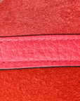 Taurillon Clemence Casaque Picotin Lock 22 MM Rouge De Coeur Rose Extreme Bleu Zanzibar