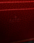 Calfskin Mini Dionysus Chain Wallet Hibiscus Red