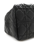 Calfskin Macrocannage Medium Toujours Black